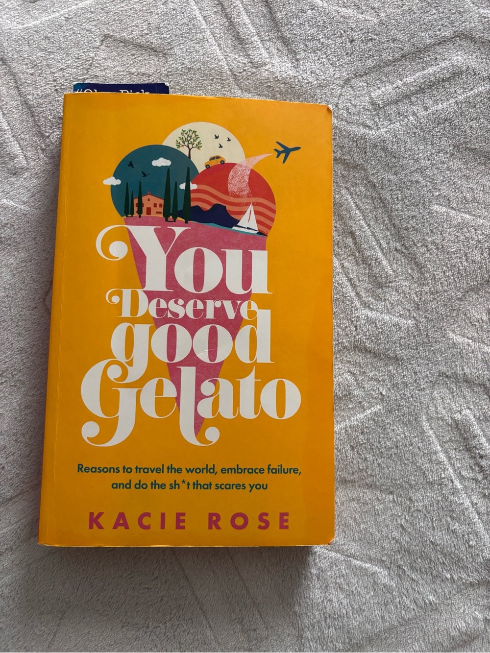 ‘You Deserve good Gelato’ paperback book by Kacie Rose ✨